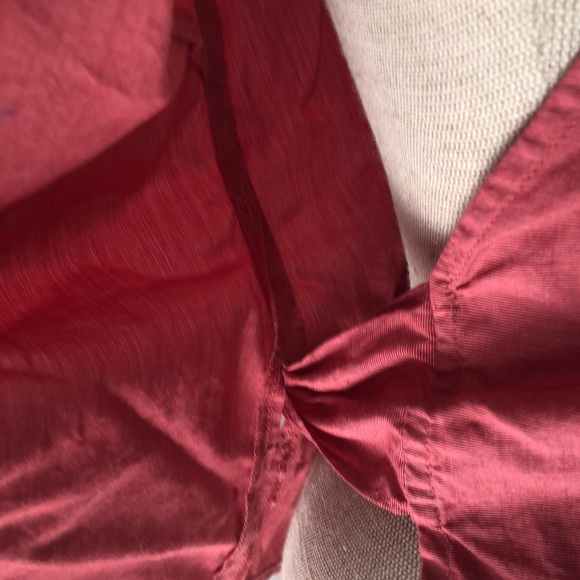 Wrap around shirt rose color - Picture 2 of 4